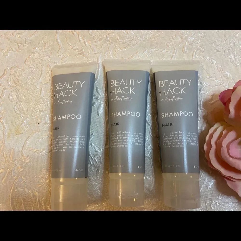 3 Tubes ?Shea Moisture Step 1 Beauty Hack Shampoo